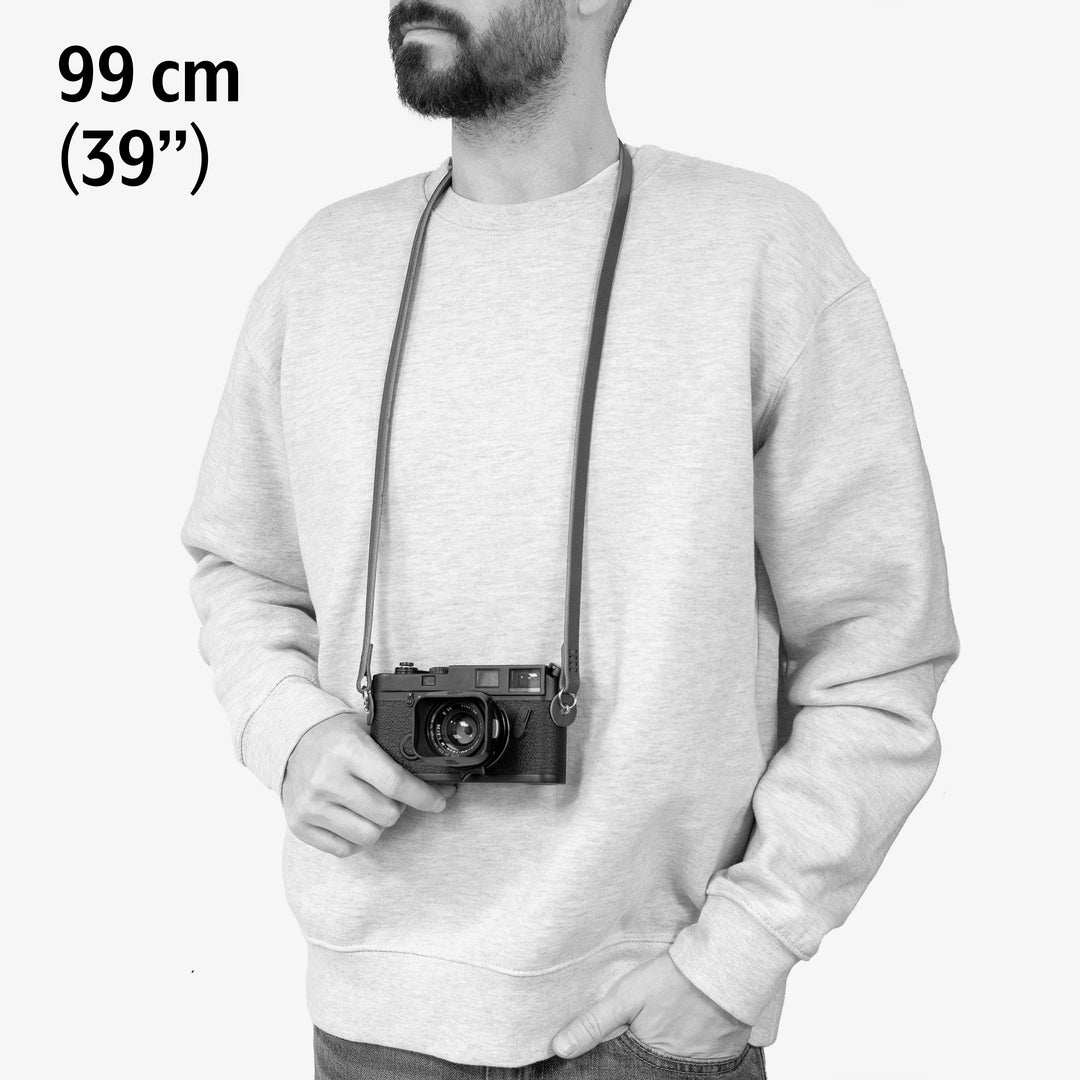 Leather camera strap (F4 SLIM)