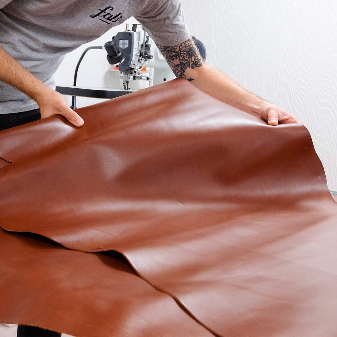 What is vegetable tanned leather?