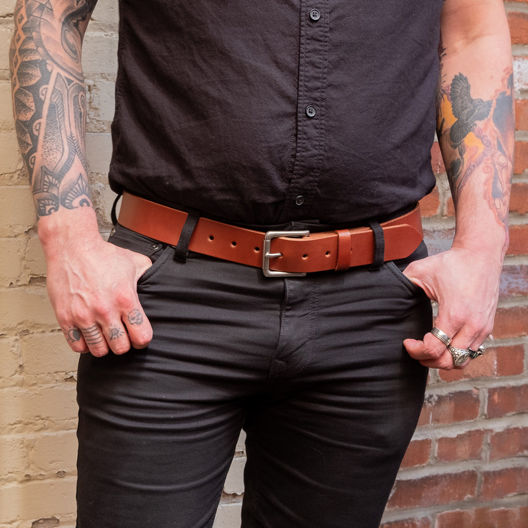 Leather belts