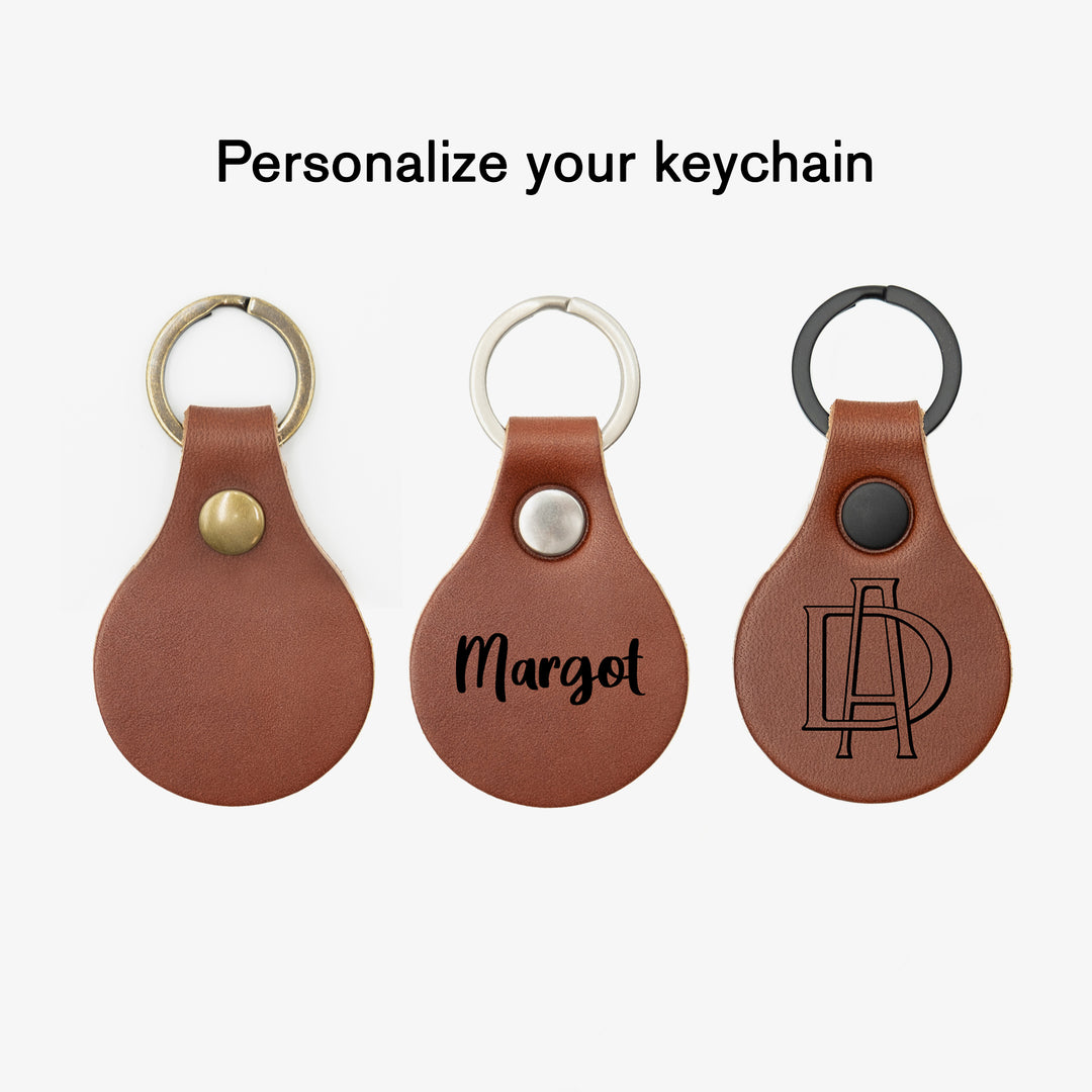 Round keychain