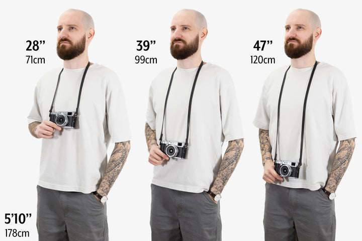 Leather camera strap (F4)