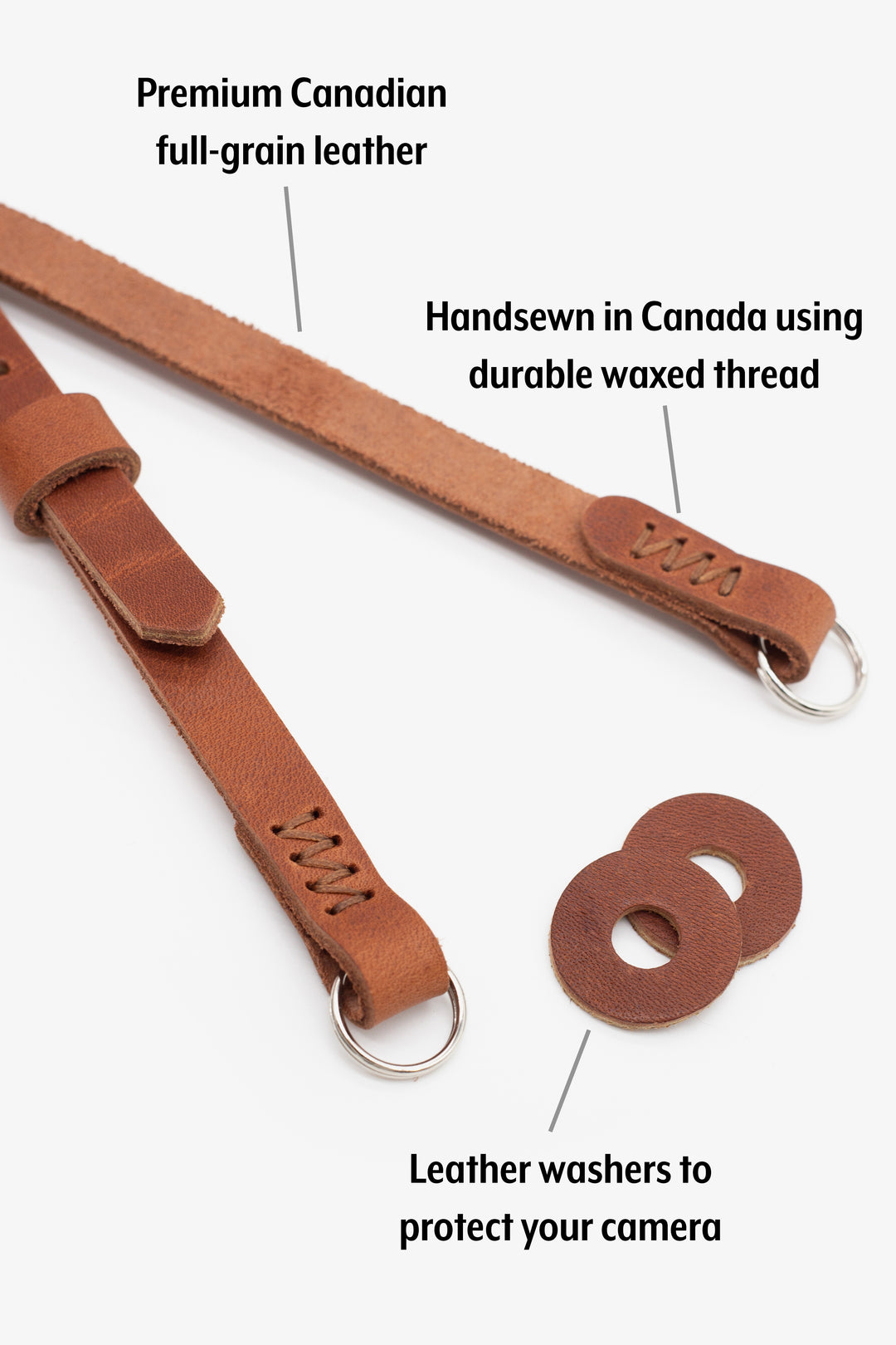 Leather camera strap (F5.6)