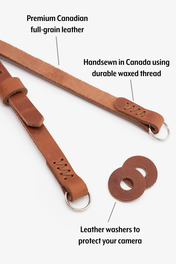 Leather camera strap (F5.6)