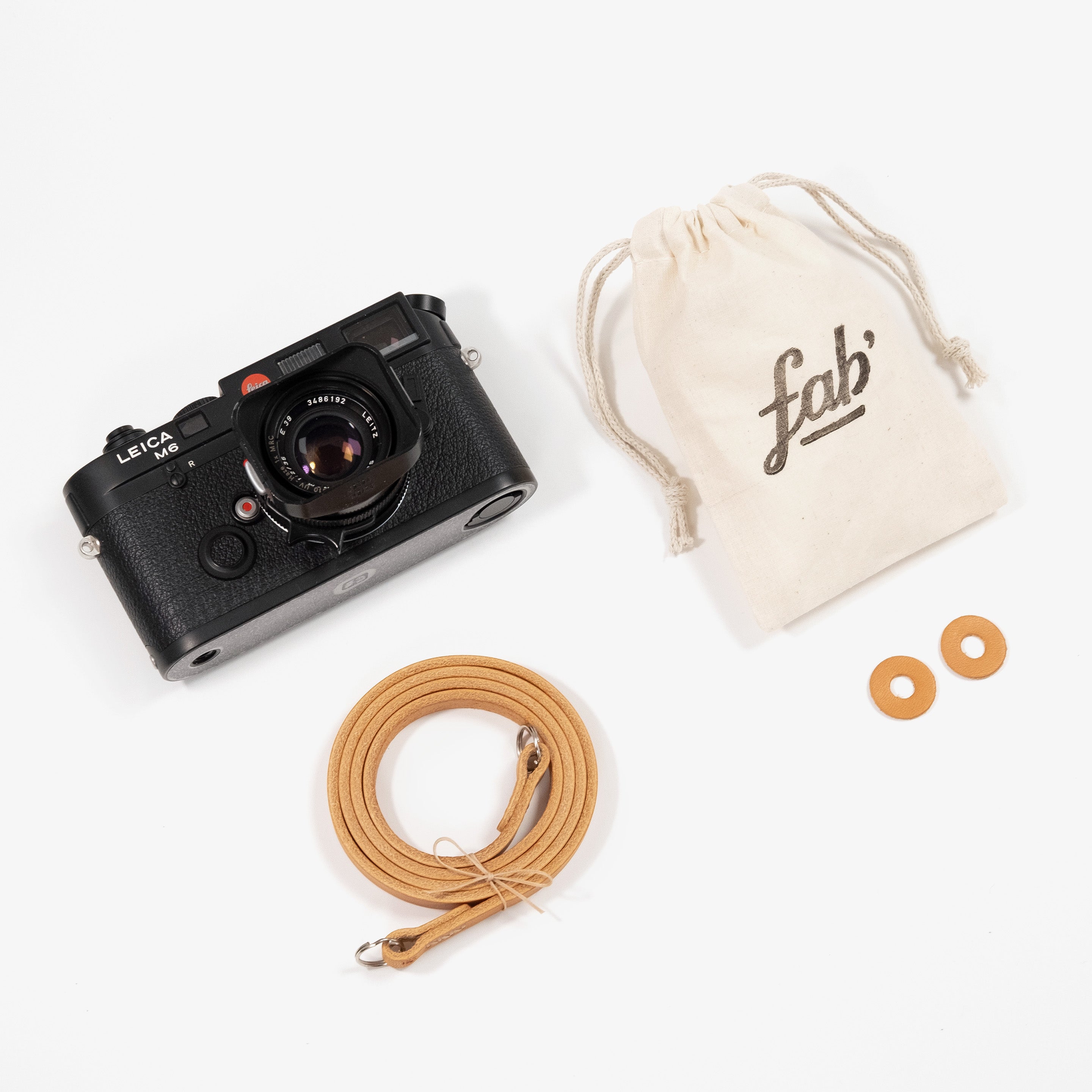 Leather camera strap (model F4) Leather camera strap (model F4)